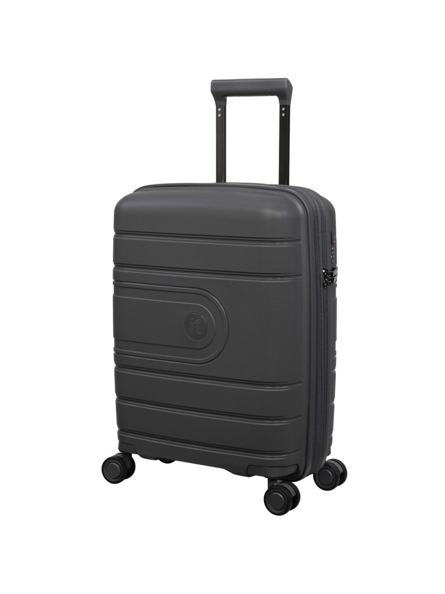 it luggage Eco Tough Grey Set of 3-28 24 20 inches Expandable Hardsided Luggage Trolley with TSA