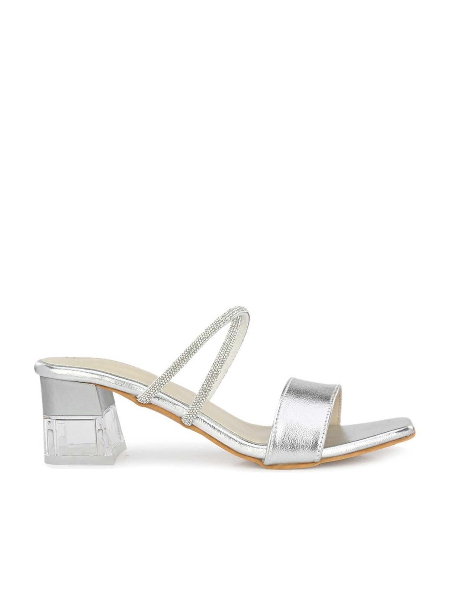 Clog London Women's Silver Casual Sandals