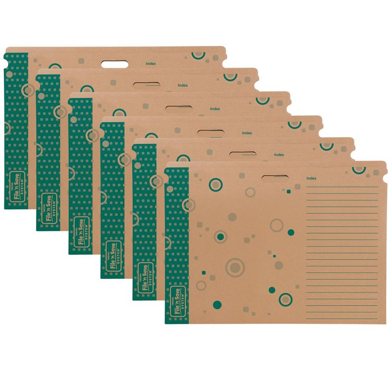 6pk Chart Sturdy Folder File 'N Save System - TREND