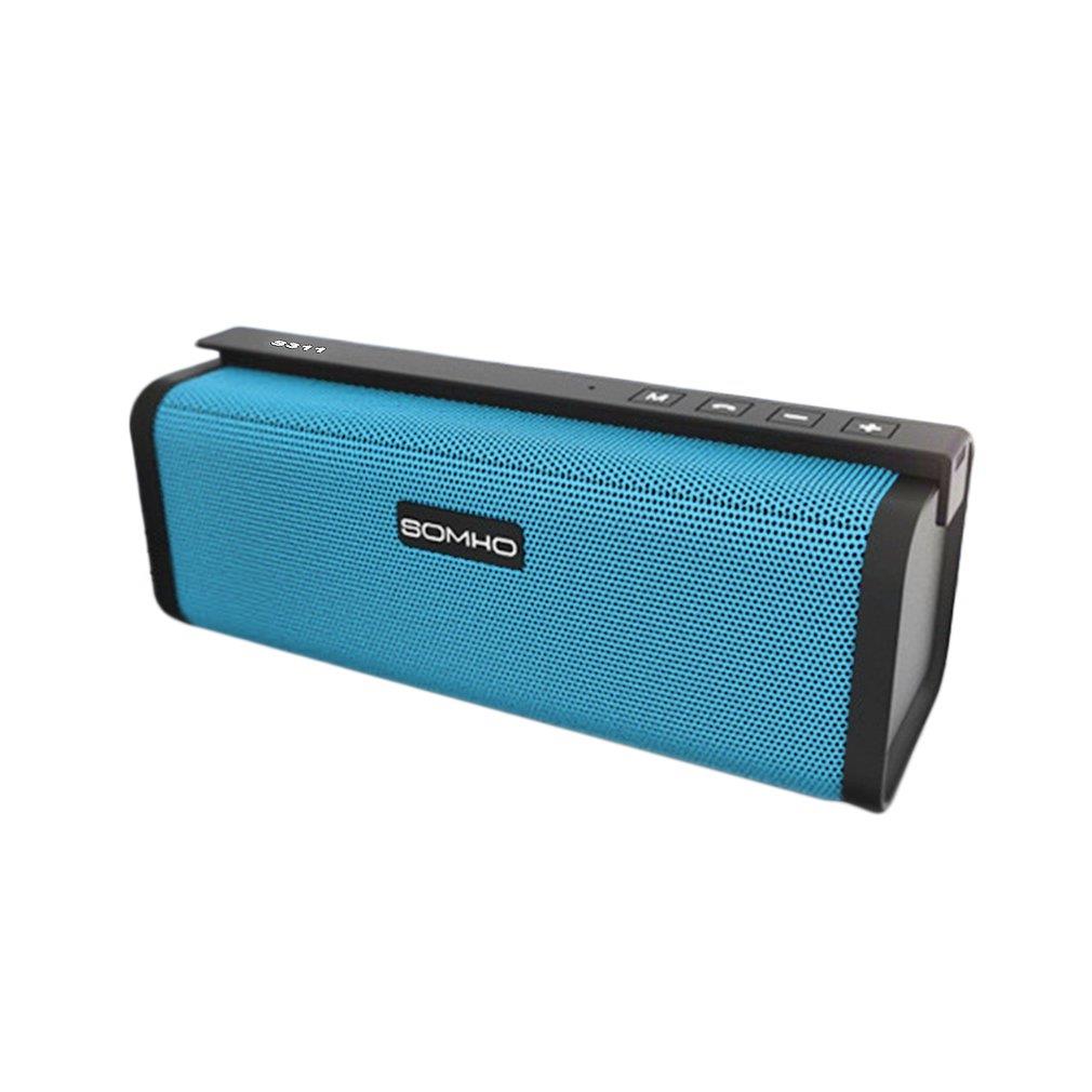 SOMHO Mini Bluetooth Loud Speaker with 2 Horn Stereo Hands Free Subwoofer S311