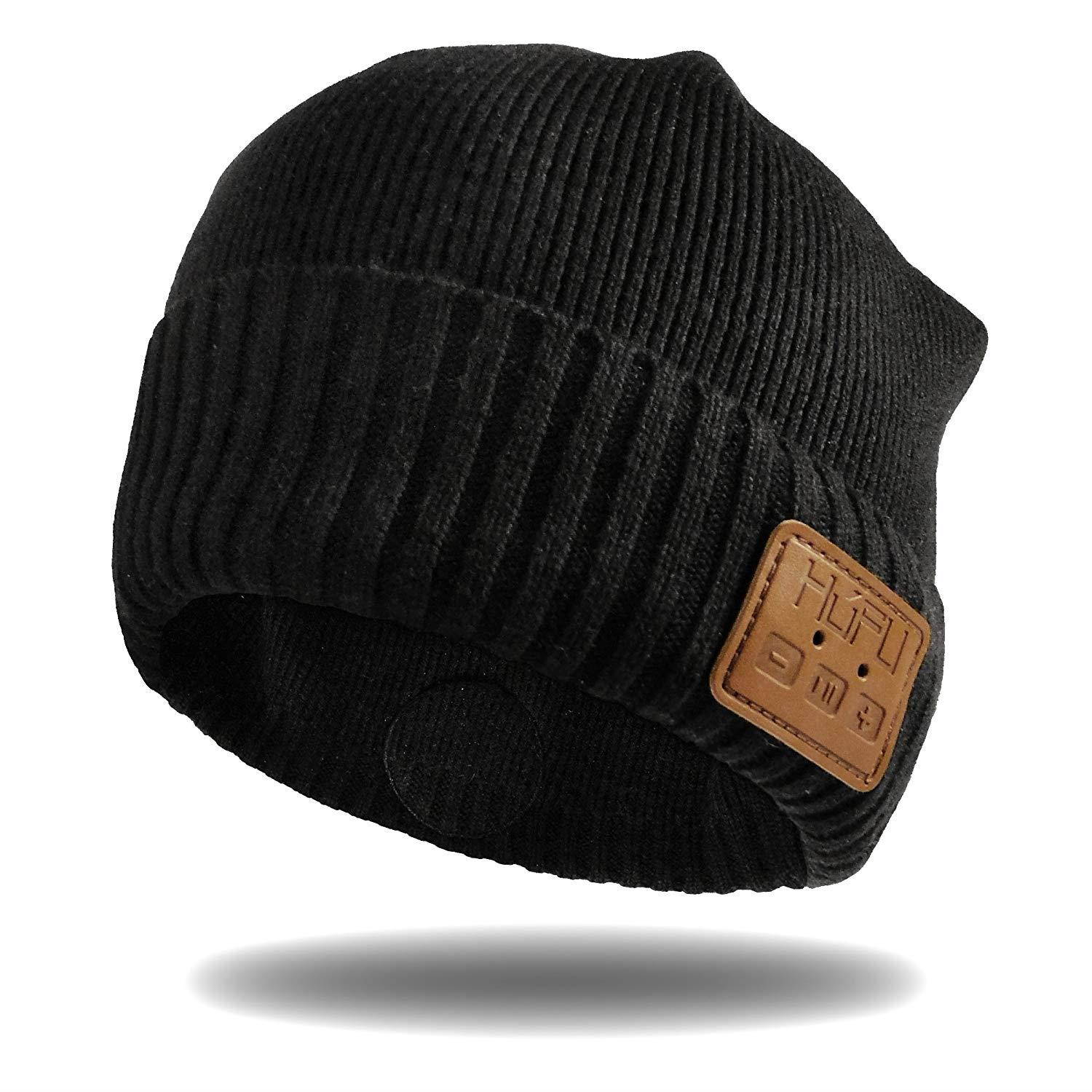 High Quality Sound Stereo Bluetooth Beanie Hat [Black] - Wireless, Comfortable And Highly Compatible With A Wide Range Of Devices