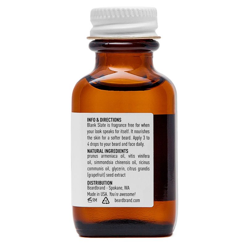 Beardbrand Blank Slate Beard Oil - 1 fl oz