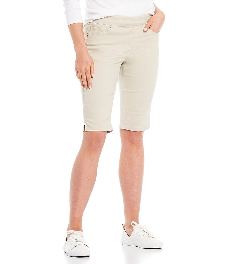 Westbound Petite Size the PARK AVE fit Indigo Skimmer Shorts