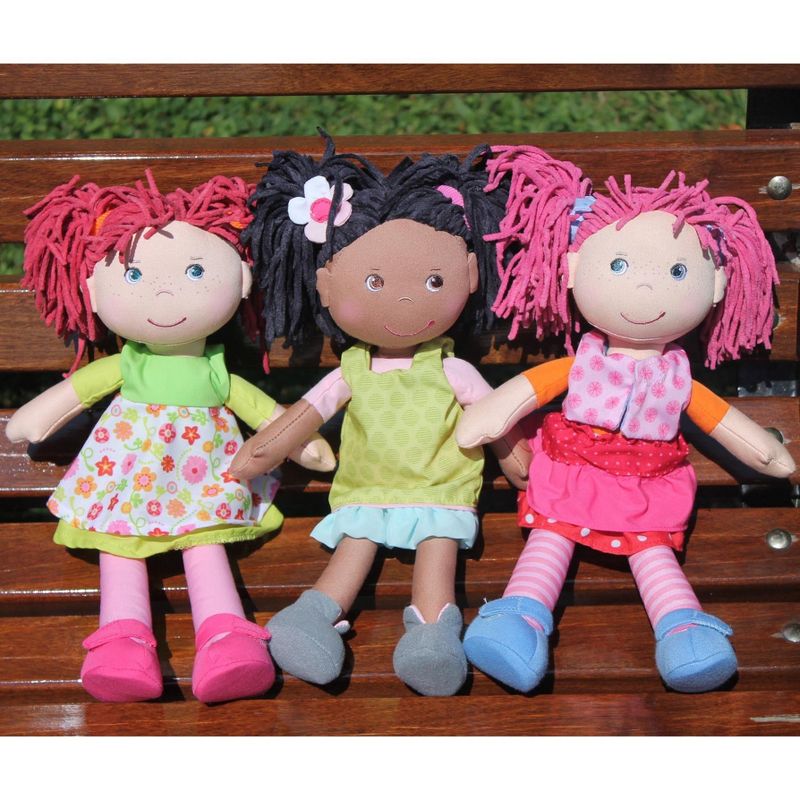 HABA Lilli-Lou 12" Soft Doll with Pink Hair