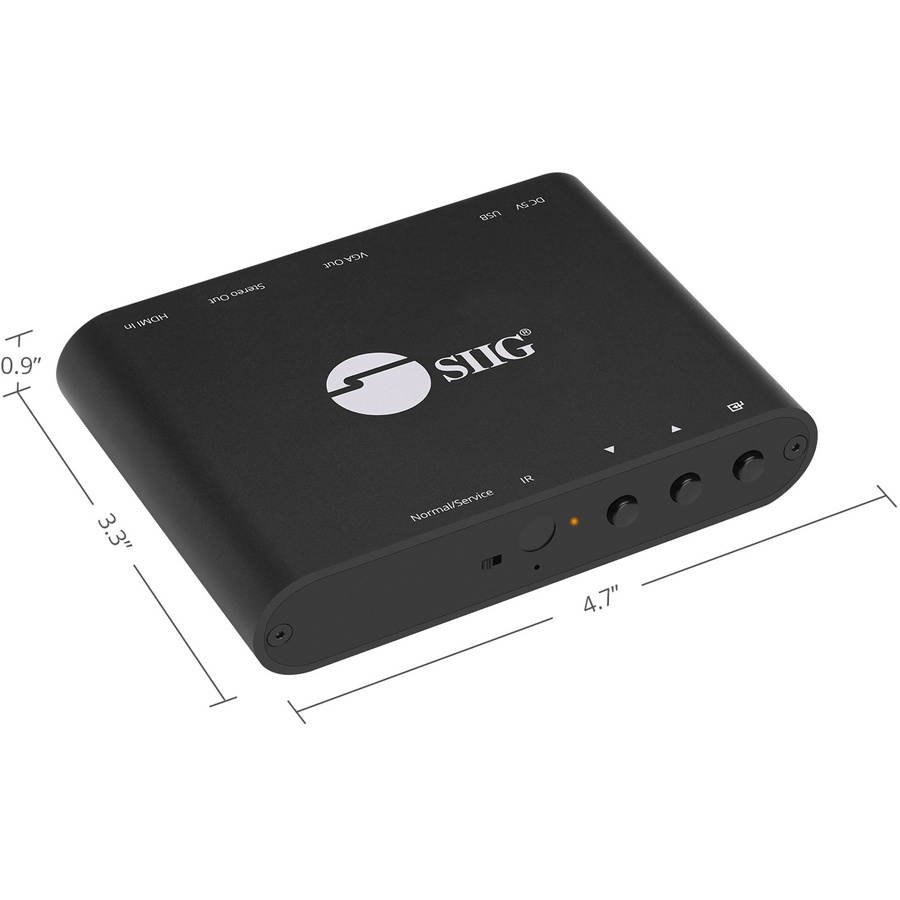 SIIG HDMI to VGA & Audio Scaler Converter