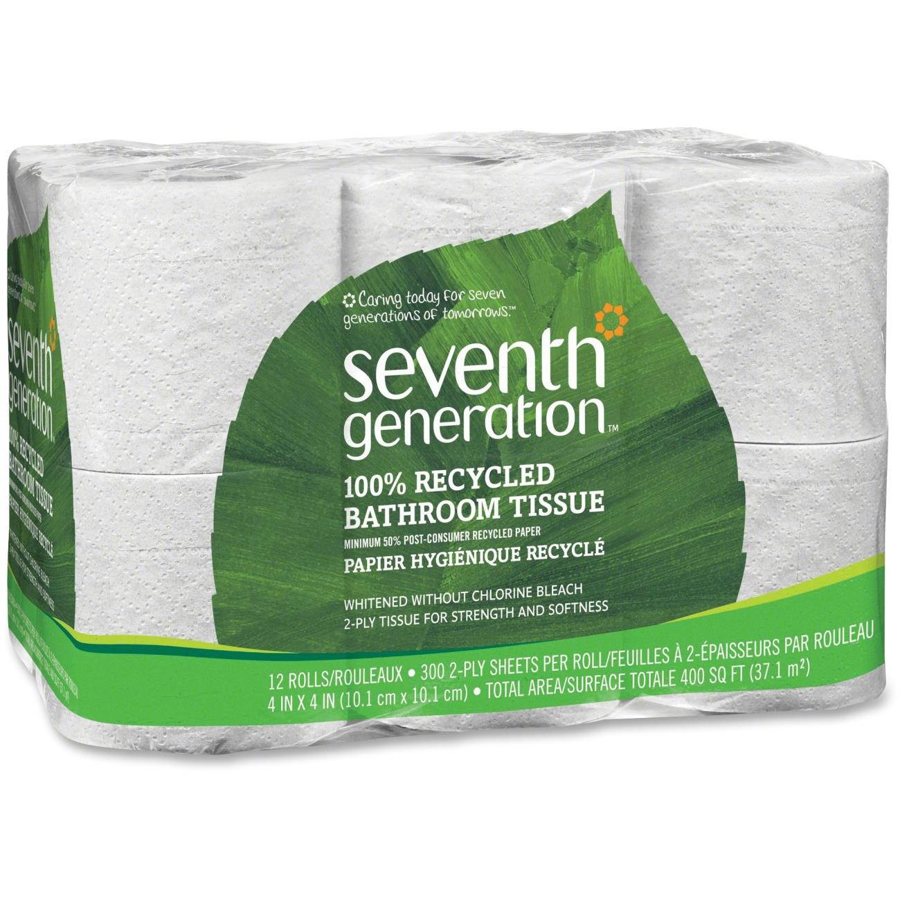 Seventh Generation 100 Pct Recycled Bathroom Tissue