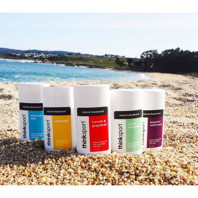 Thinksport Grapefruit & Currant Natural Deodorant - 2.9oz