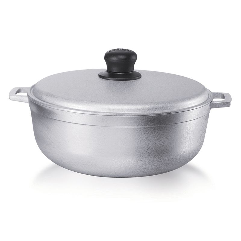 IMUSA 2.6Qt Cast Aluminum Caldero (Dutch Oven) with Lid