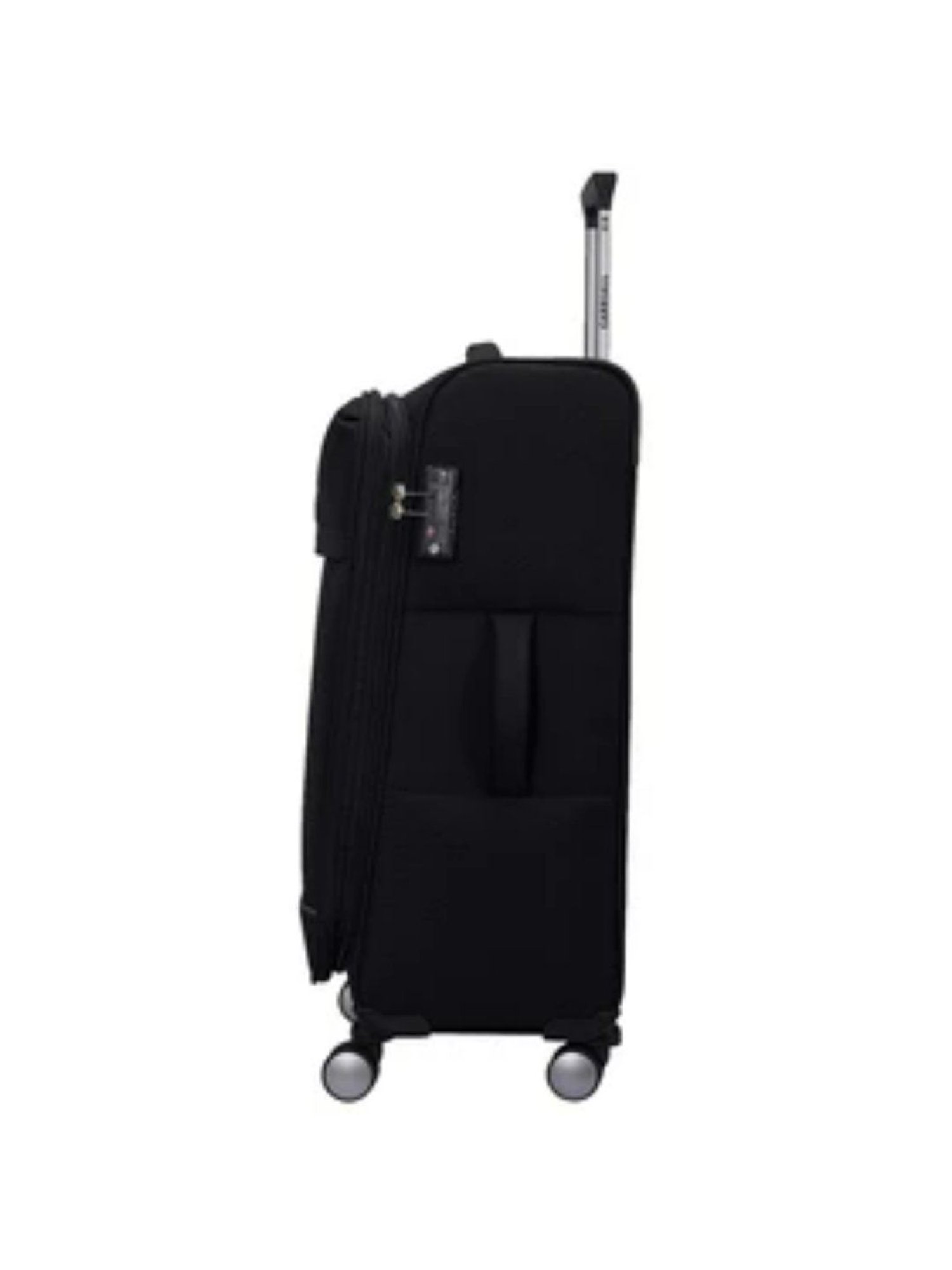 Carriall Black 4 Wheel Large Soft Cabin Trolley Set of 2 - 79 cm