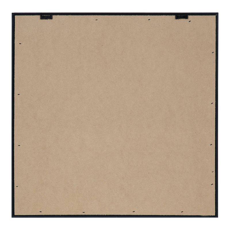 16" x 16" Succulent Simplicity I Neutral Framed Canvas Wall Art - Amanti Art