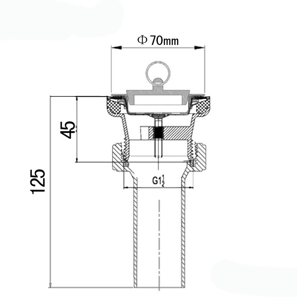 Practical Drain Pipe Sink Waterlet Home Anti-Block Drainer Water Drain Grey