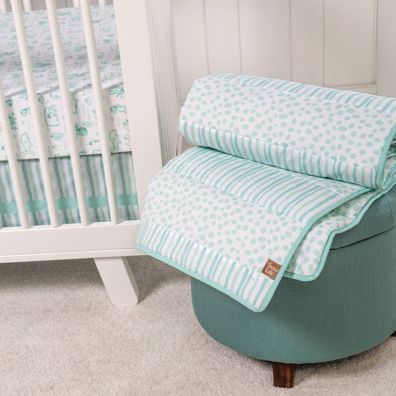 My Baby Sam Heart of Gold Crib Bedding Set - 9pc