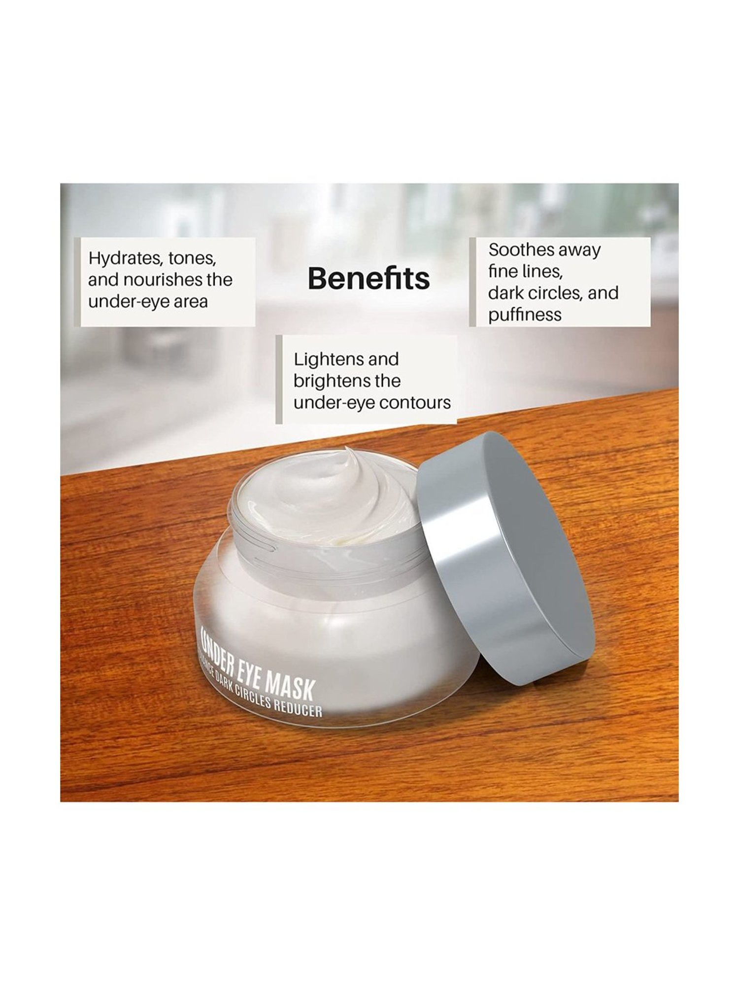 Cosmetofood Bioglam Under Eye Mask For Advance Dark Circle Reducer - 10 gm