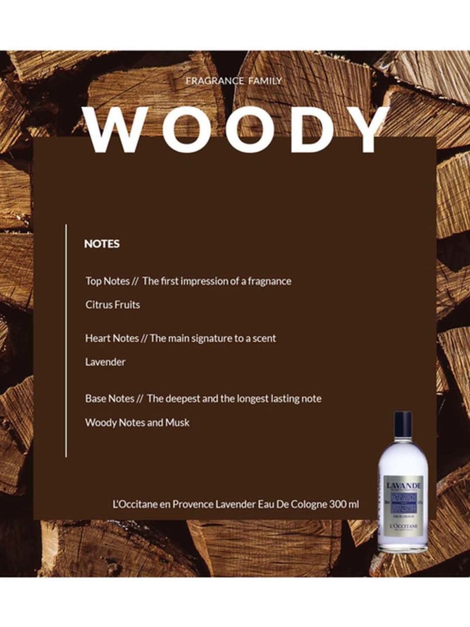 L'OCCITANE En Provence Lavender Eau De Cologne - 300 ml