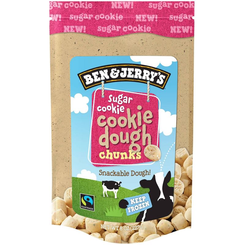 Ben & Jerry's Frozen Sugar Cookie Dough Chunks - 8oz