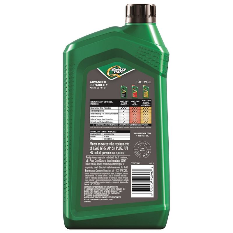 Quaker State 5W20 Engine Oil