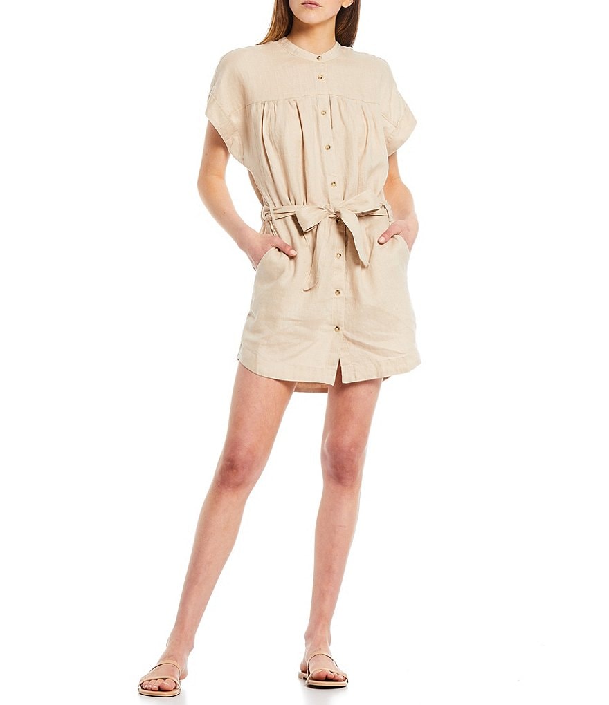 Every Button Front Shirt Dress