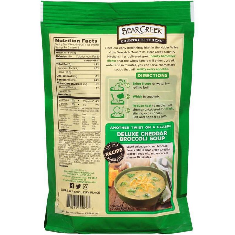 Bear Creek Country Kitchens Cheddar Broccoli Soup Mix 11.2oz