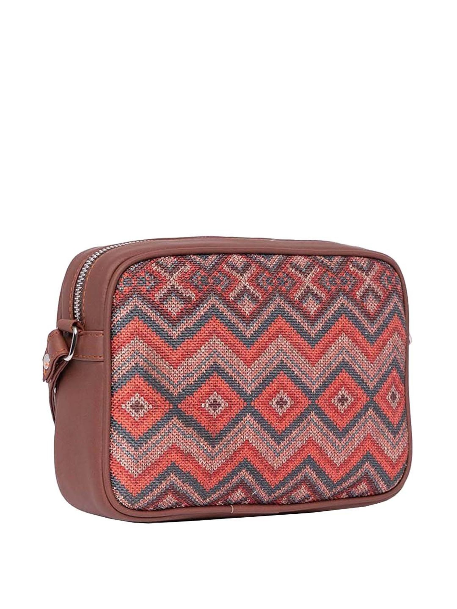 ZOUK Multicolor Printed Medium Sling Handbag