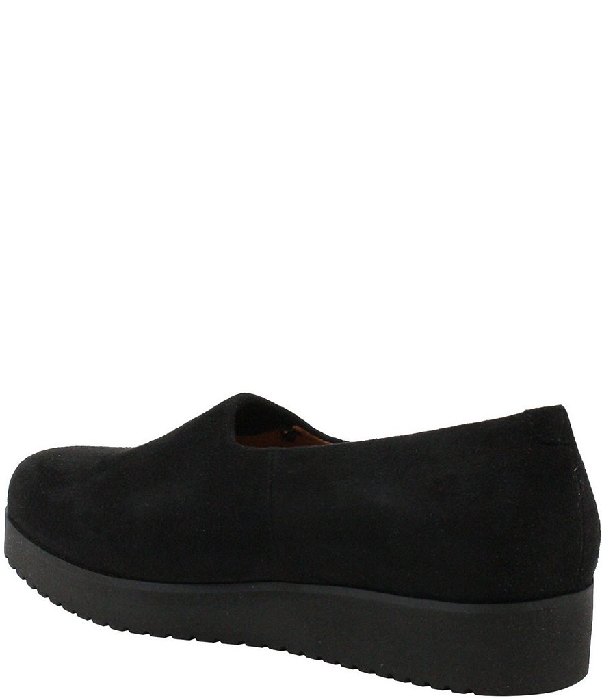 Donald Pliner Pelham Neoprene Mixed Leather Slip-On Wedge Sneakers