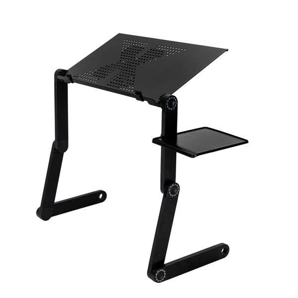 Gaming Desk 47.2" W x 23.6" D Office Computer Table, Black Gamer Workstation with 2 Cable Management Holes