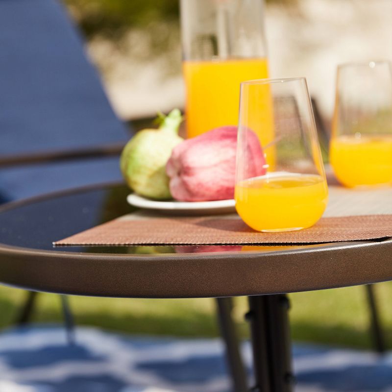 3pc Sling Reclining Patio Lounger - Patio Festival