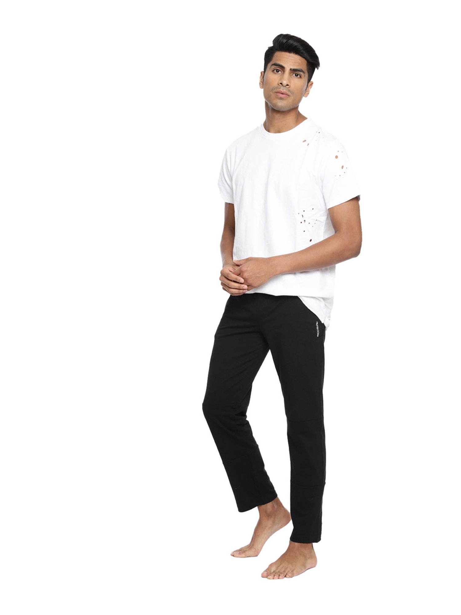 Fruit of the loom Black Regular Fit Trackpants
