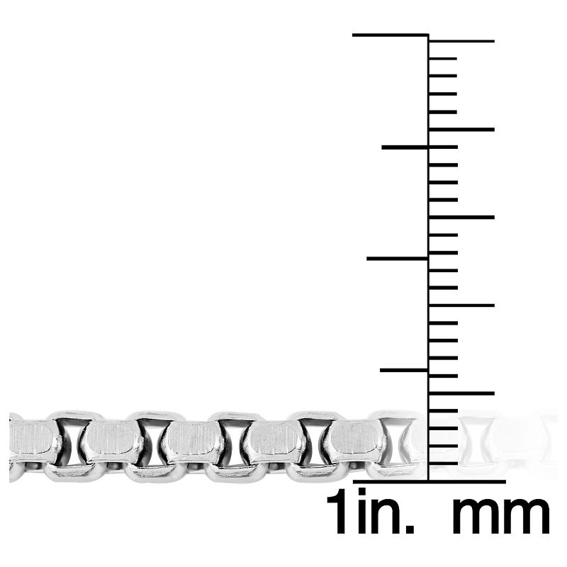 Men's West Coast Jewelry Stainless Steel Box Chain Necklace