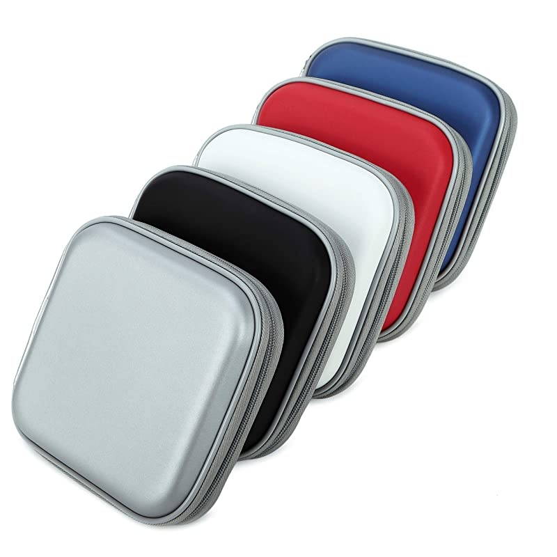 24 Large Capacity CD Case Portable DVDVCD Storage EVA Protective Bluray Wallet for Car Home Office Travel Orange