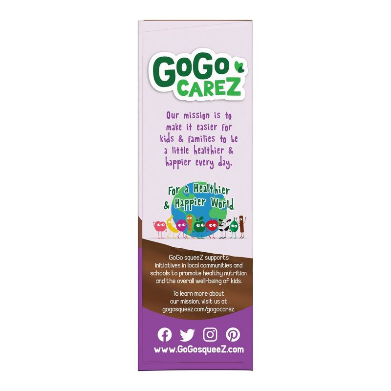 GoGo SqueeZ Almond Blend Chocolate Pudding - 3oz/4ct