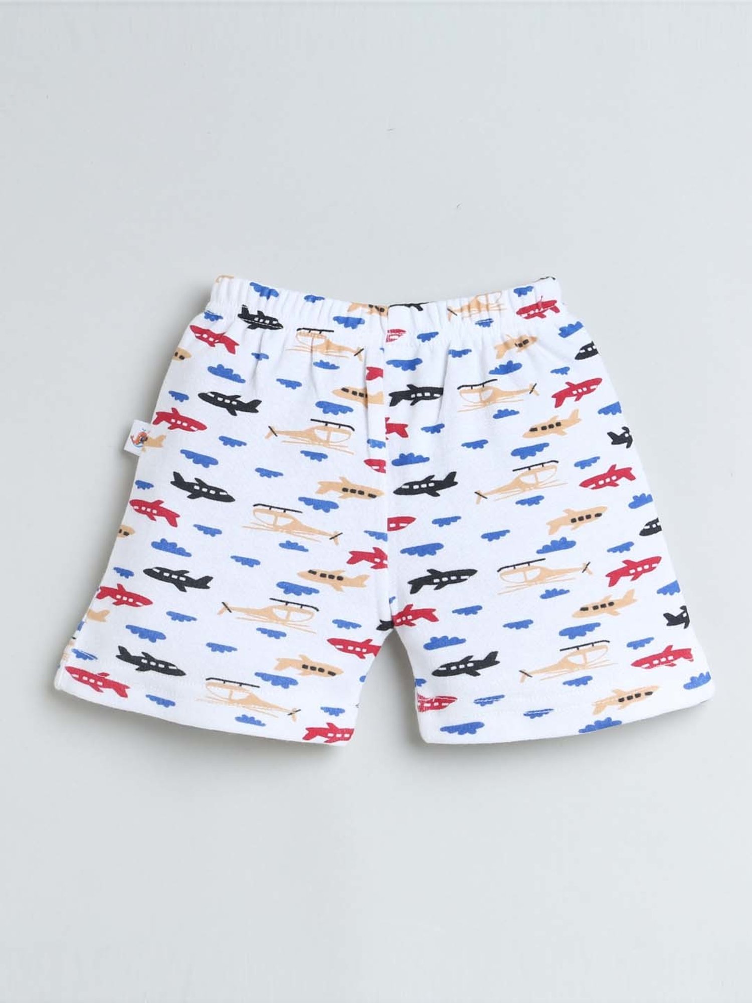 Bumzee Kids Multicolor Cotton Printed Shorts (Pack of 4)