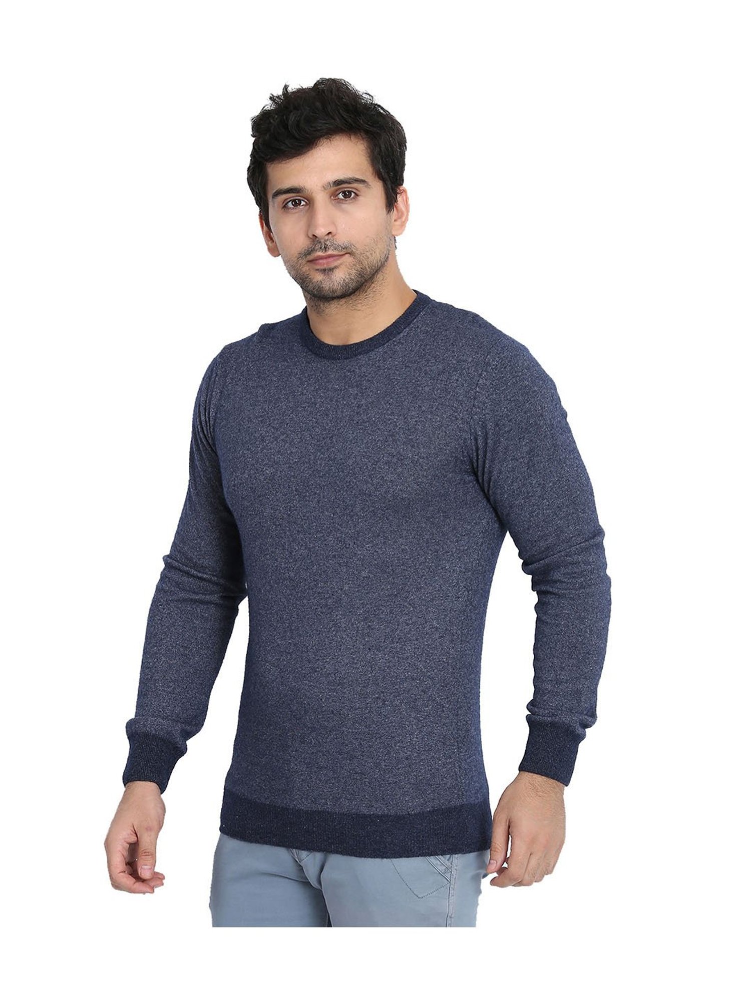 Lindbergh Blue Slim Fit Sweater