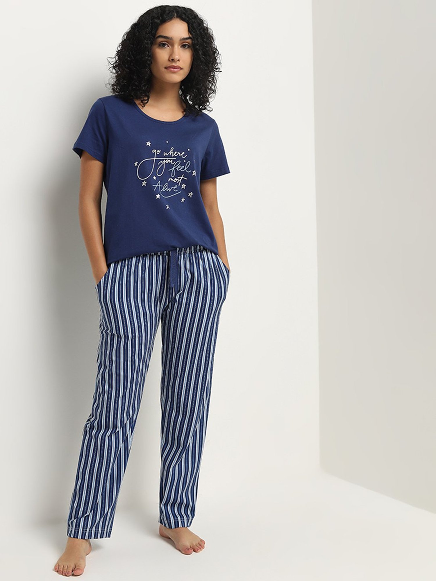 Secret Wish Lavender Hoodie With Lounge Pants