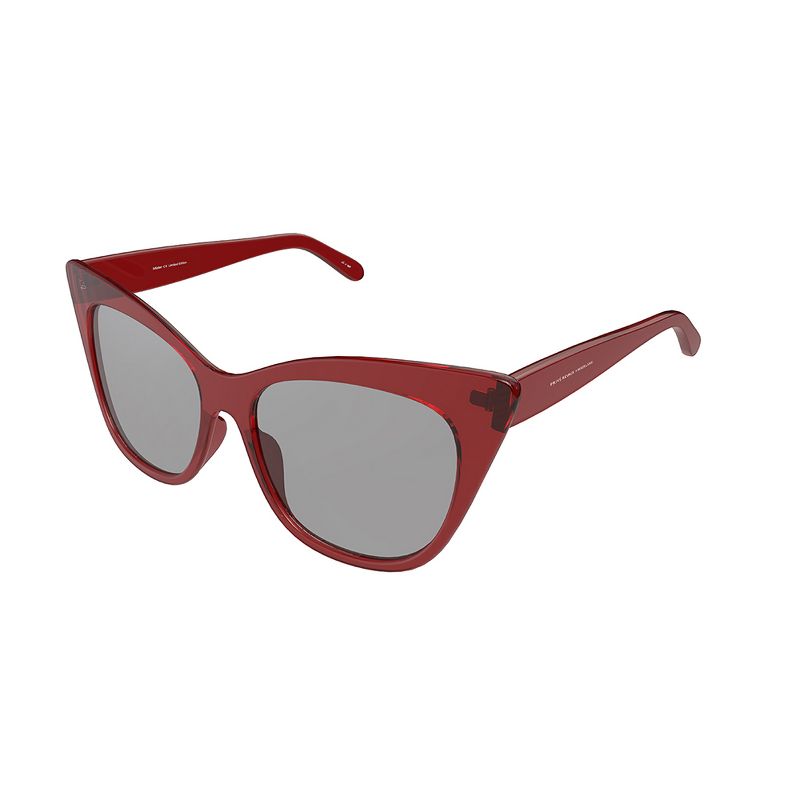 Priv&eacute; Revaux The Mister  Womens Cat-Eye Polarized Sunglasses Merlot Red 57mm