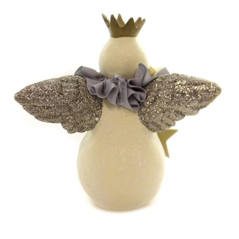 Heather Myers 6.5" Starla Snowman Christmas Angel  -  Decorative Figurines