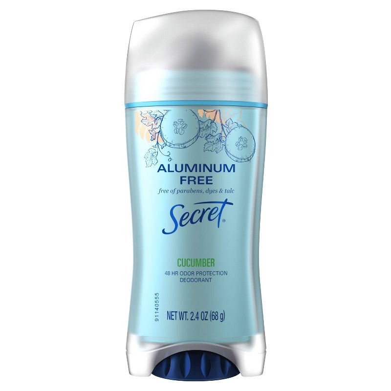 Secret Aluminum Free Deodorant Cucumber - 2.4oz