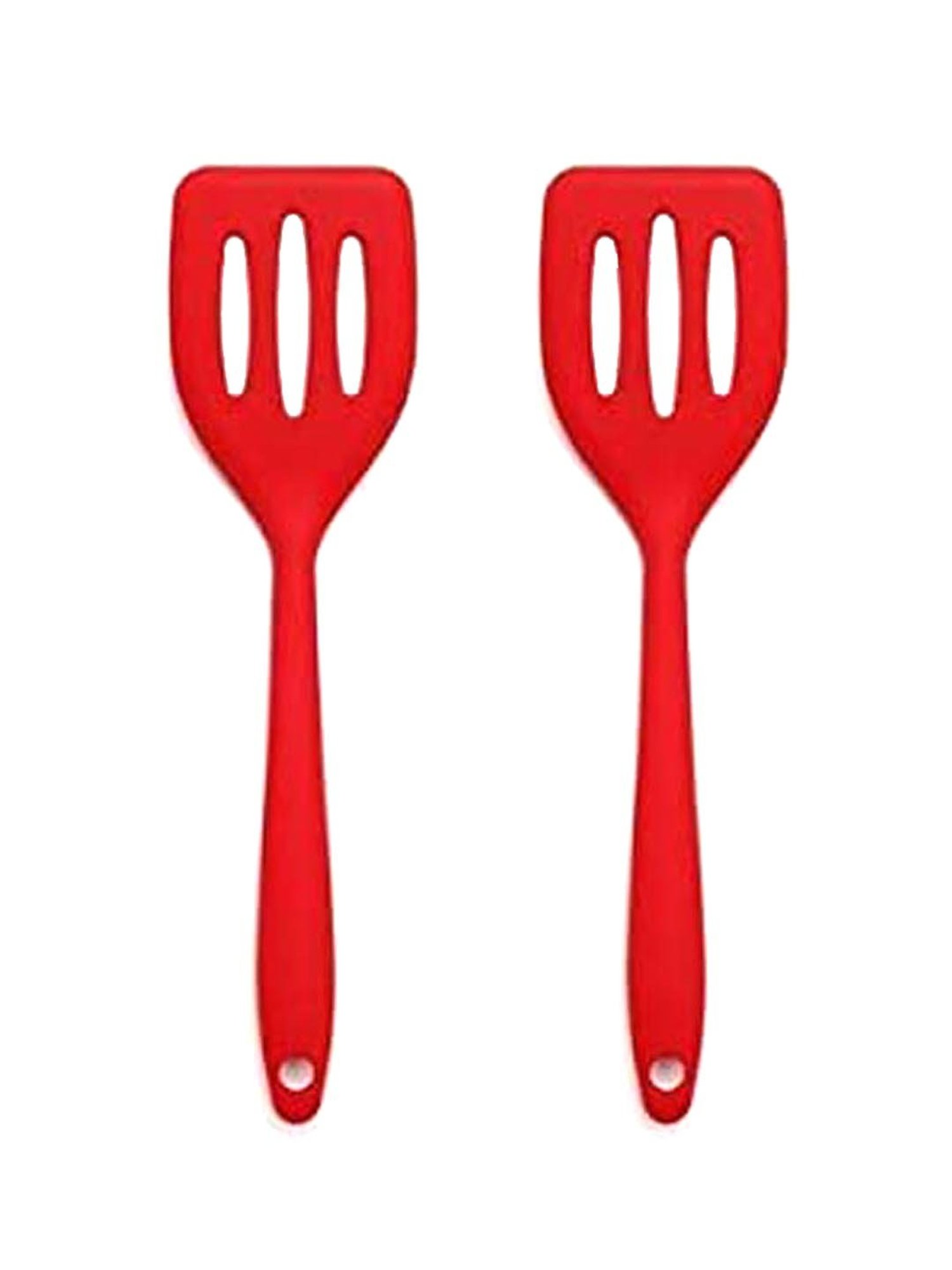 HAZEL Silver Stainless Steel Spatula with Beveled Edge