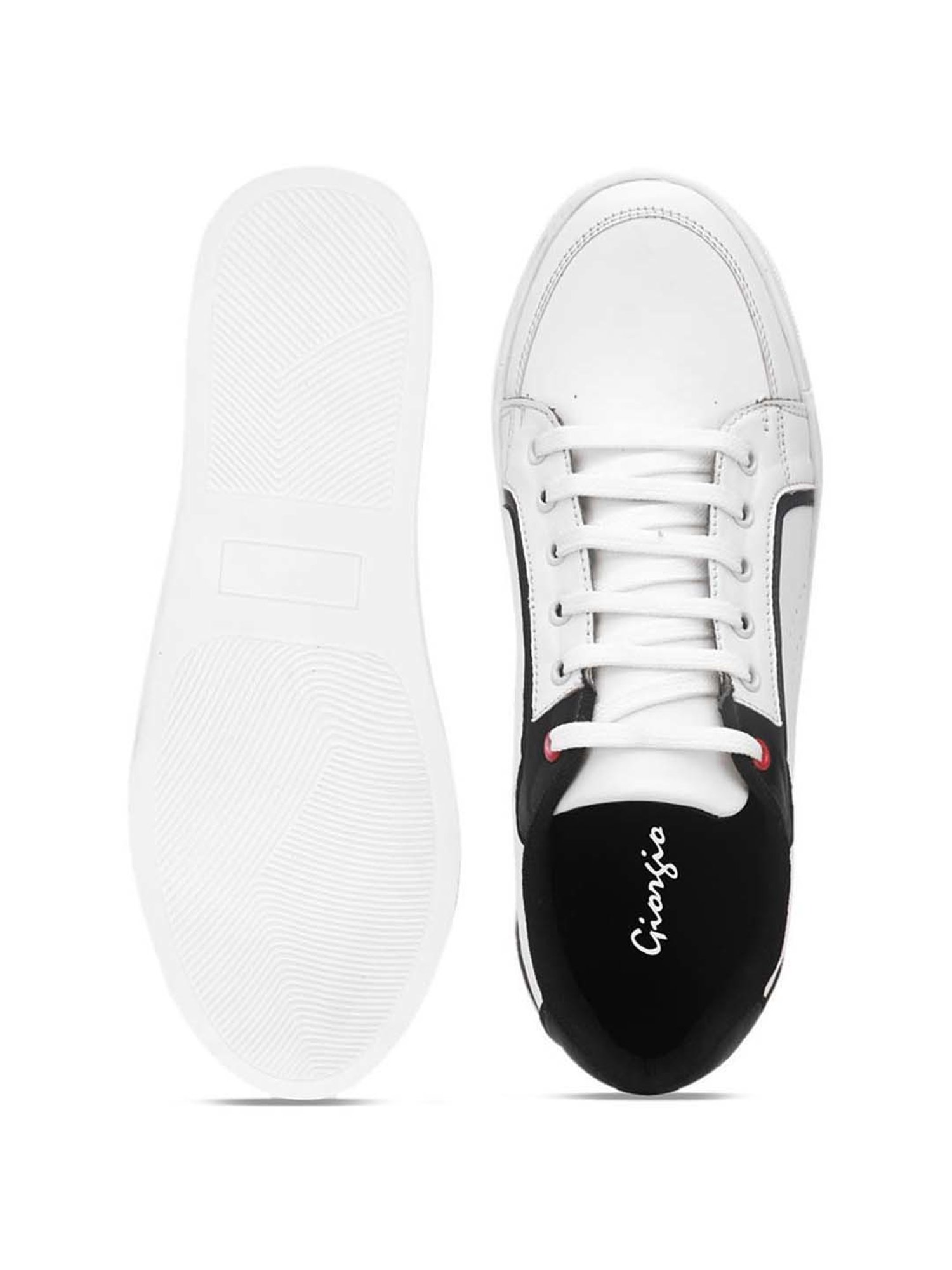 Giorgio Men's White Casual Sneakers