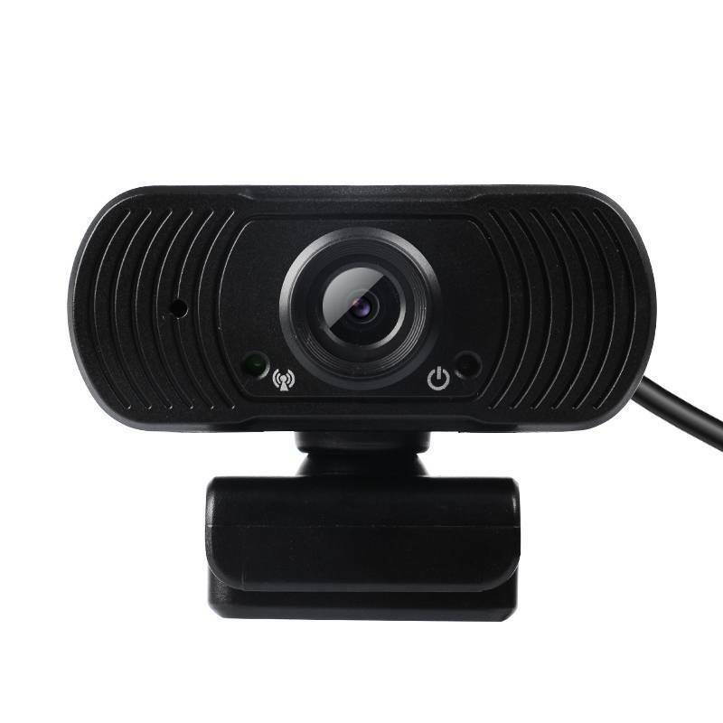 Webcam 1080P Computer Camera with Privacy Cover USB Connection Built-in Noise-reduction Microphone for Live Video