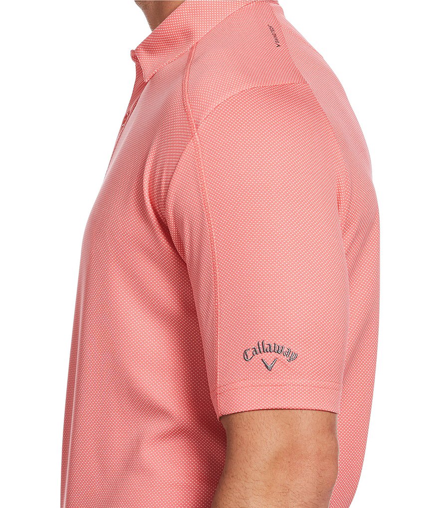 Callaway Short-Sleeve Vent Stripe OptiDri&trade; Golf Polo