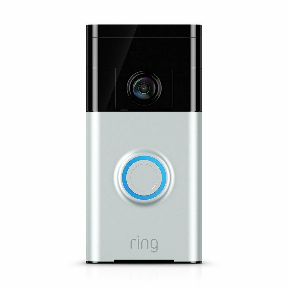 Ring Wireless Video Doorbell - Satin Nickel