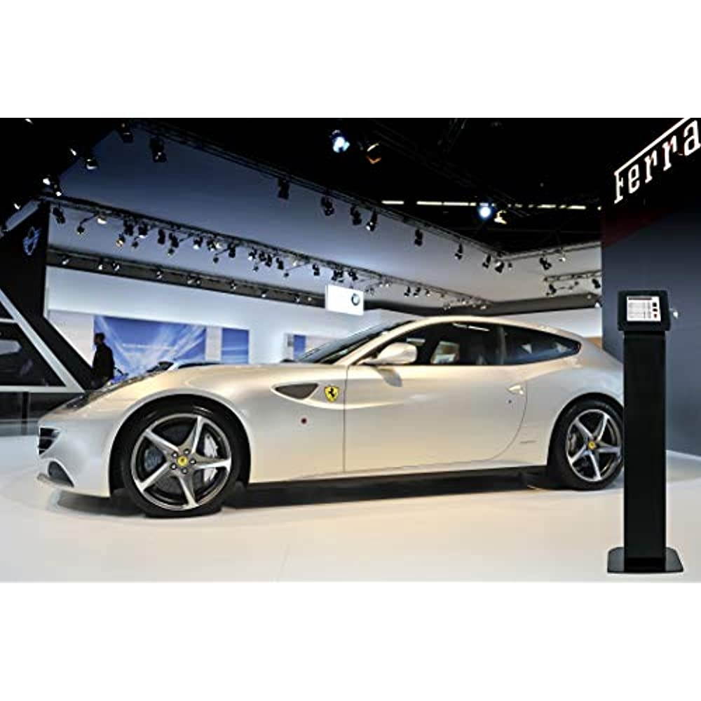 CTA Digital - PAD-PARAF - CTA Digital Premium Locking Floor Stand Kiosk - Up to 10.5 Screen Support - 13.5 Width x 16