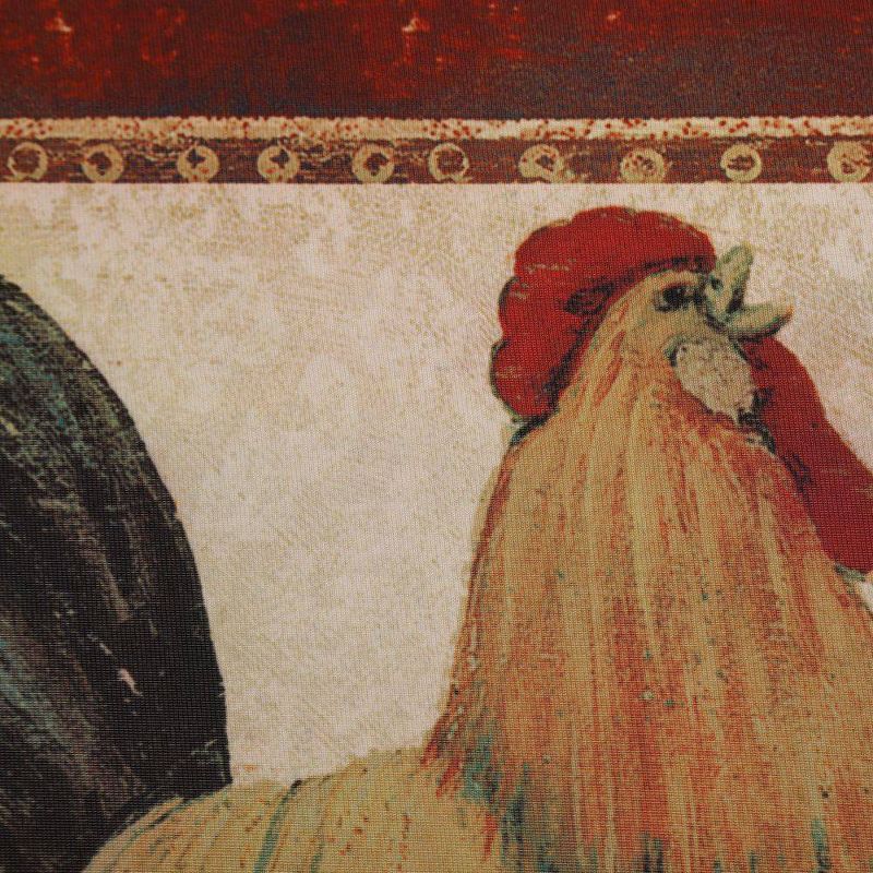 Home Dynamix 24" x 36" Rooster Kitchen Mat Red