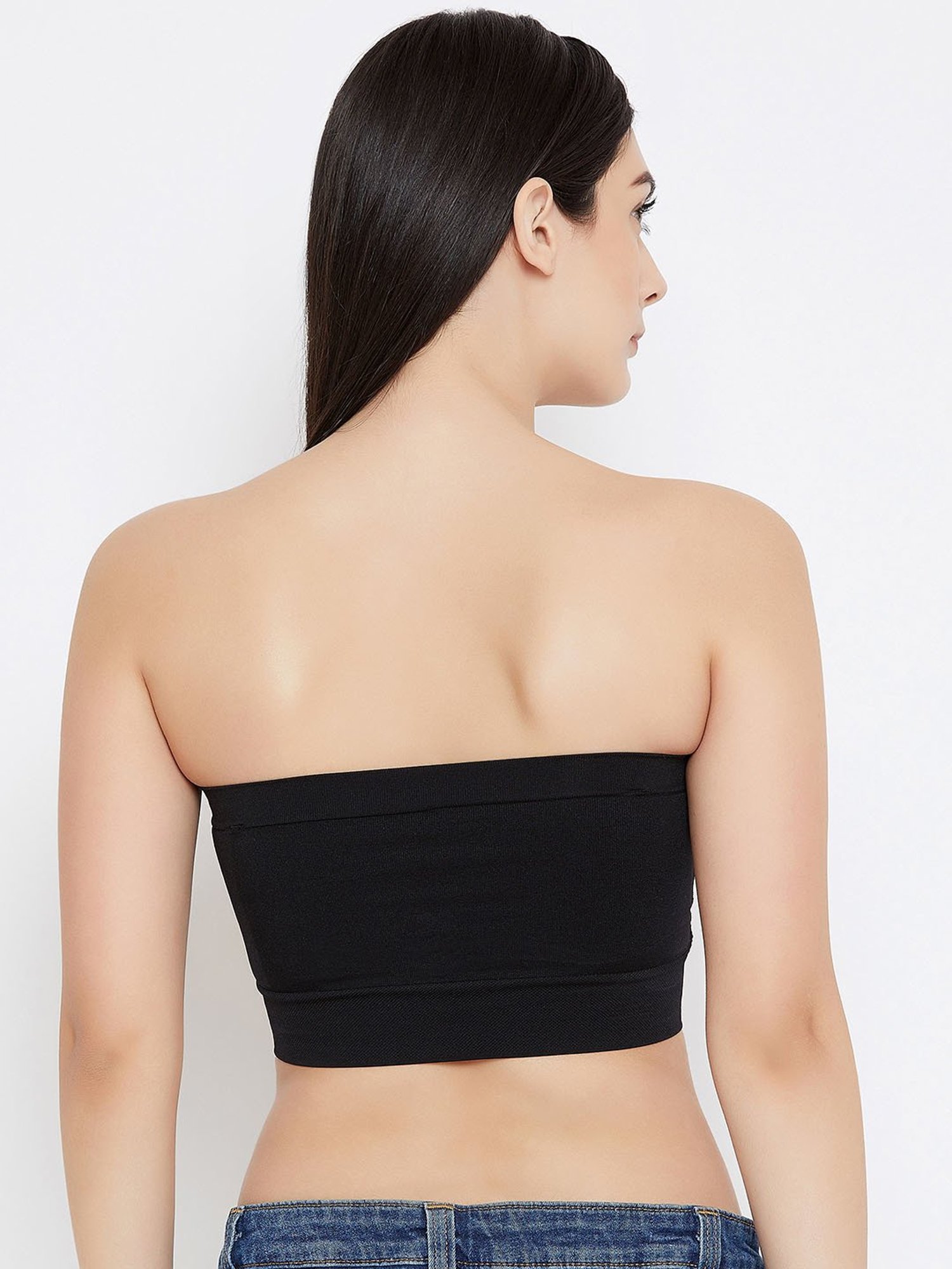 C9 Airwear Jet Black Logo Print Full Coverage Bralette Bra