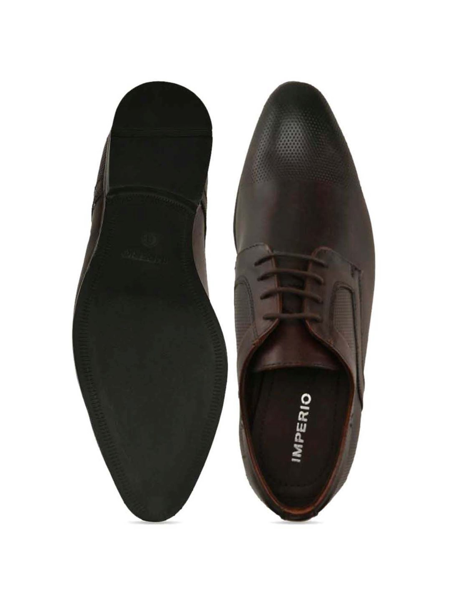 Imperio by Regal Men's Brown Derby Shoes