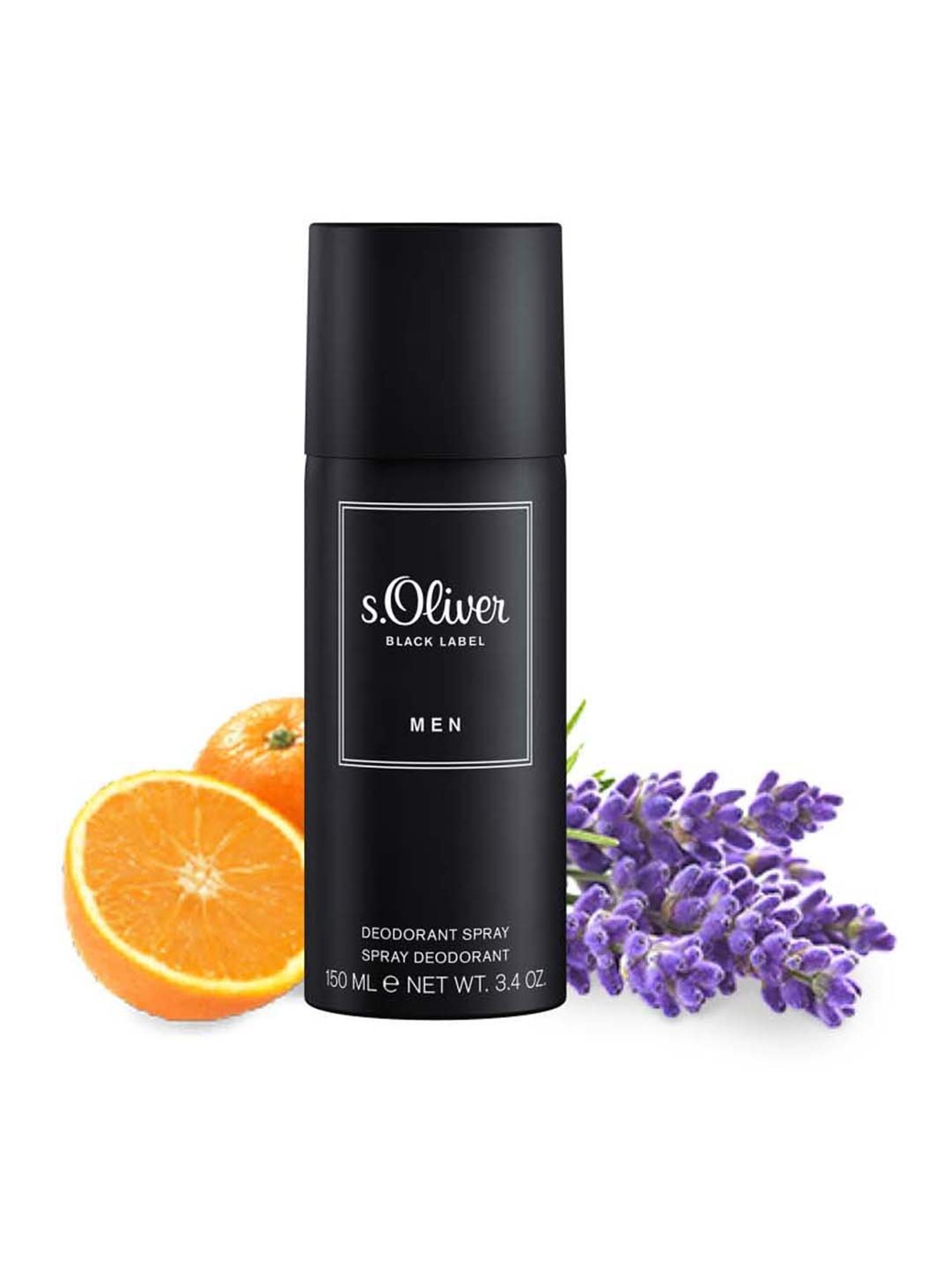 s.Oliver Black Label Men Deodorant Aerosol Spray (Pack of 2)