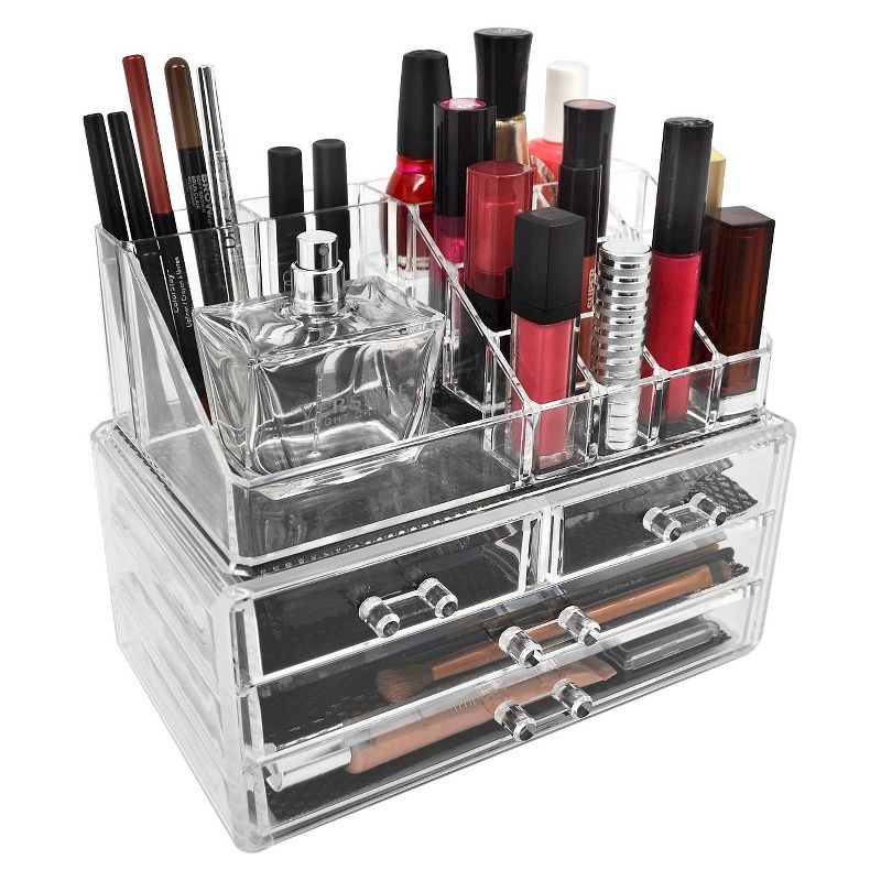 Sorbus Stackable Makeup Storage Set - Style 5