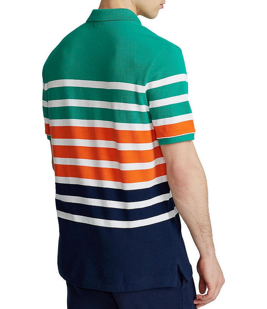 Visconti Petal Print Short-Sleeve Polo Shirt