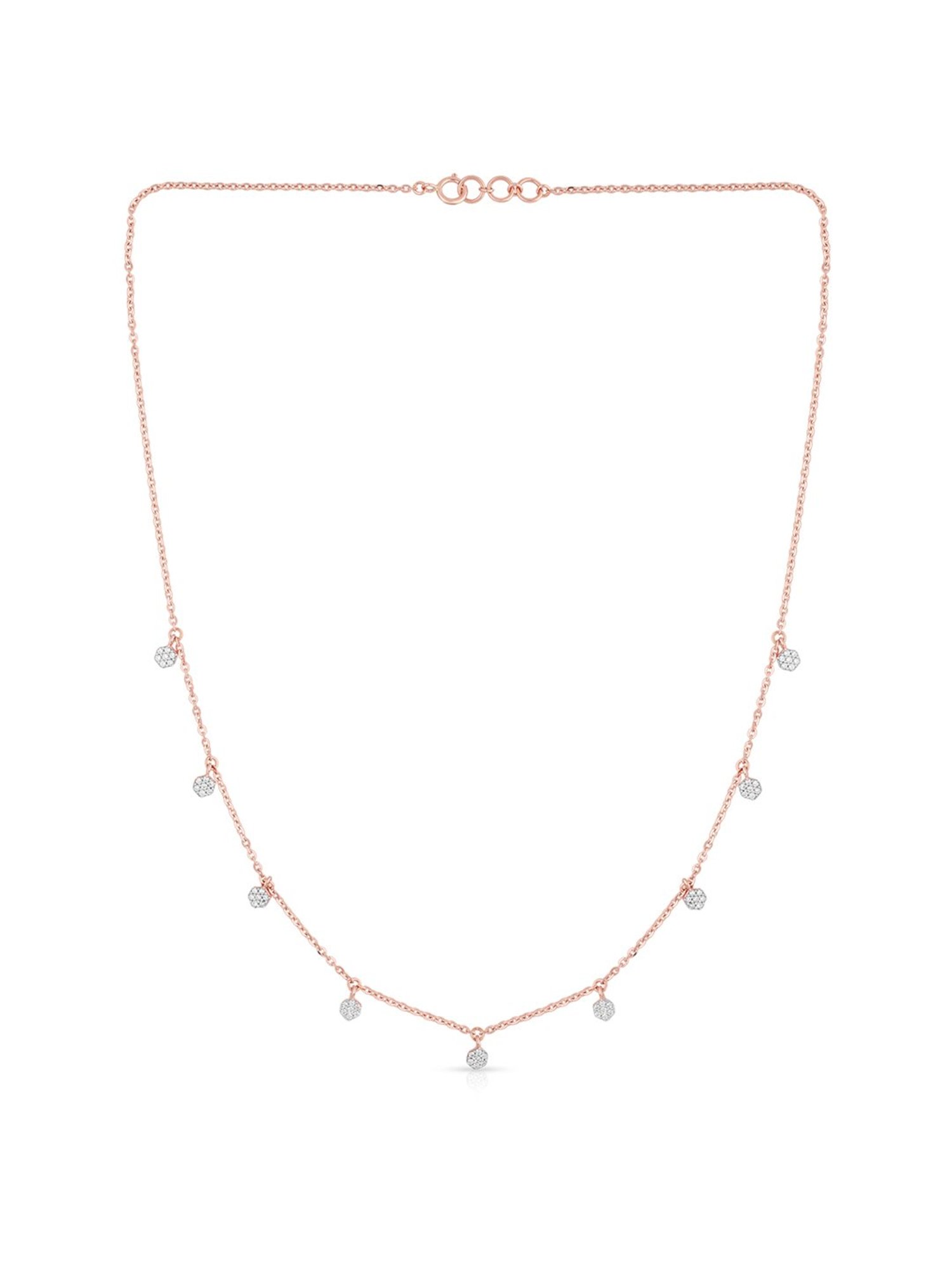 Malabar Gold & Diamonds 18k Rose Gold Necklace For Women