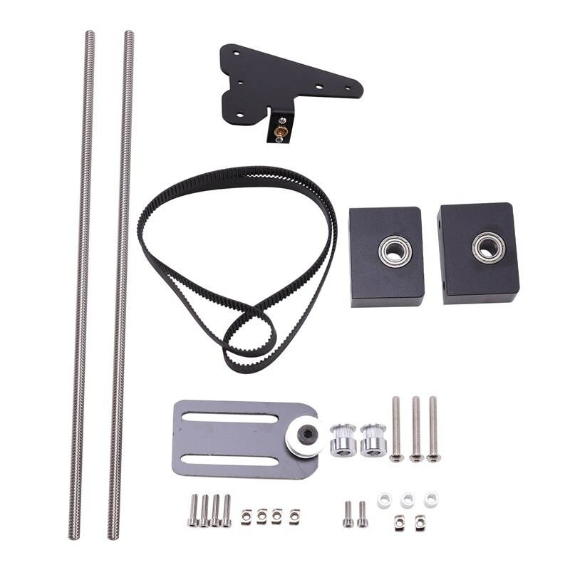 3D Printer Parts Upgrade Kit for Creality Ender 3 Dual Z Axis Use with Single Stepper Motor CR10 Tension Pulley Set